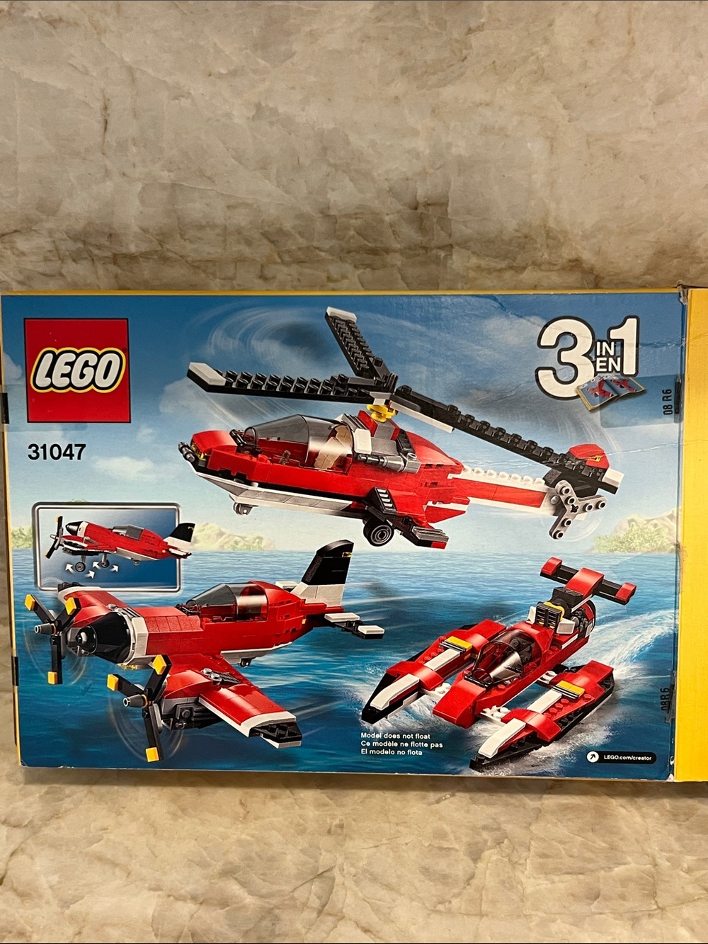 ❤️3/$25 Lego Creator 3 in 1 Propeller Plane Building Set #31047 - Picture 3 of 7